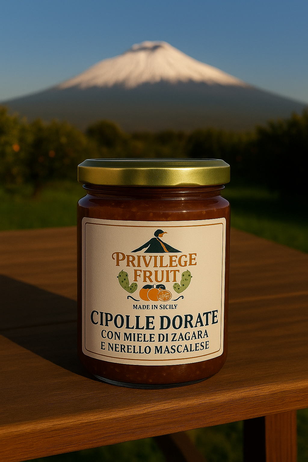 Cipolle Dorate con Miele di Zagara e Nerello Mascalese