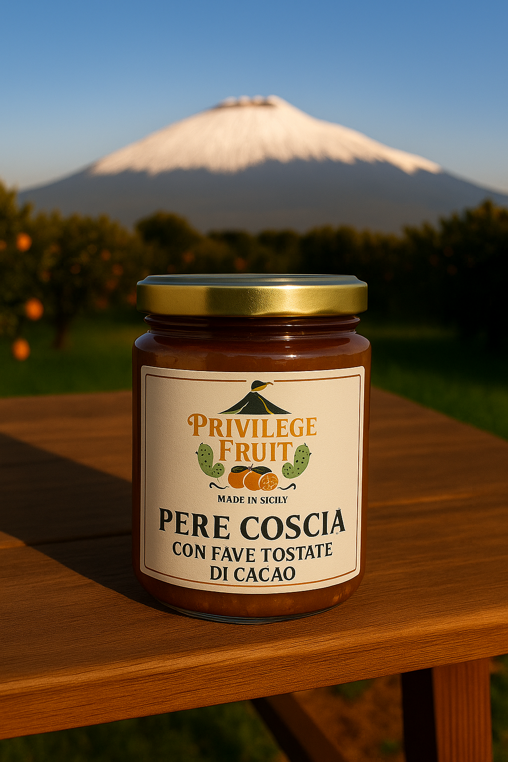 Pere Coscia con Fave Tostate di Cacao