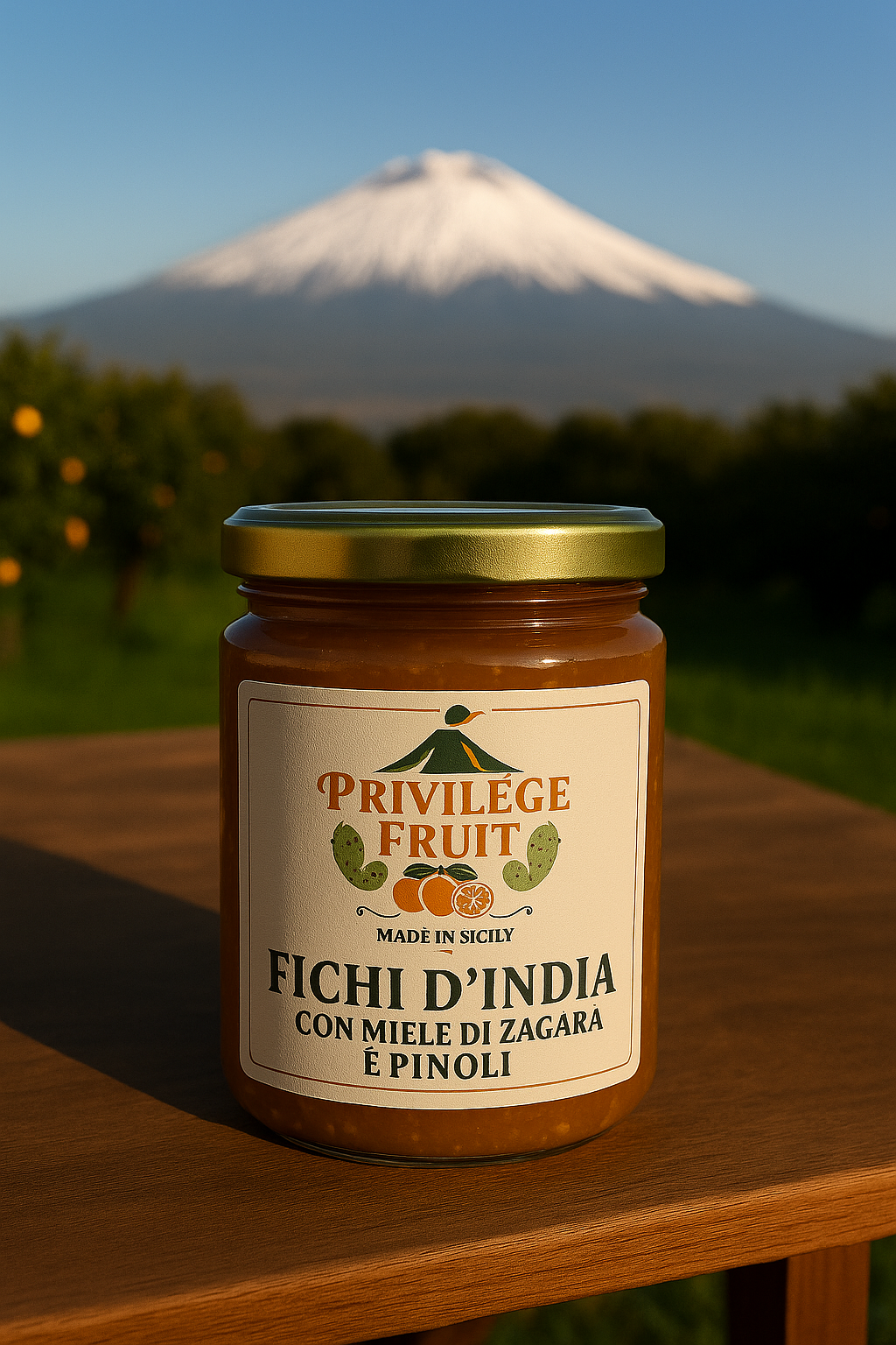 Fichi d'India con Miele di Zagara e Pinoli