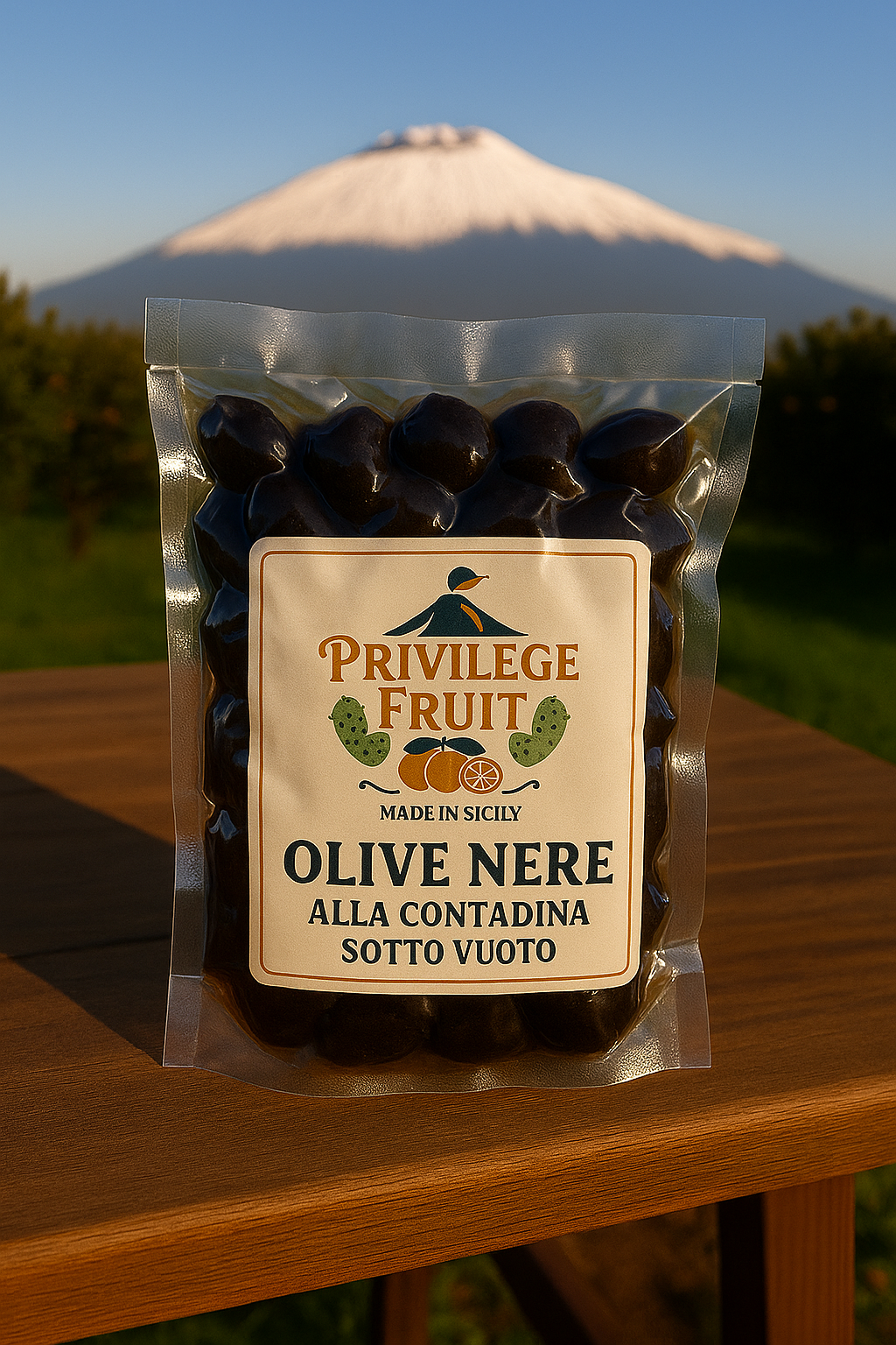 Olive Nere alla Contadina Sotto Vuoto